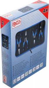 BGS Technics Sada extra dlhých klieští na elektroniku, 4 ks BGS 74535