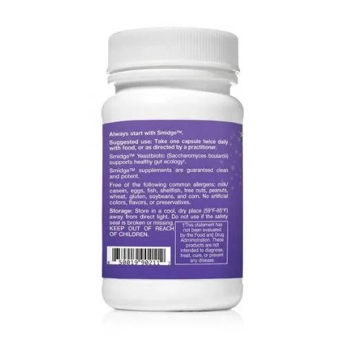 Probiotiká z kvasiniek (Saccharomyces boulardii) Yeastbiotic Smidge 60 kapsúl