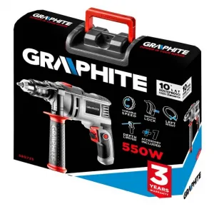 Príklepovávŕtačkasvýkonom550W,58G725GRAPHITE