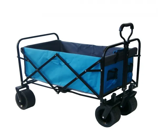 Skladacíprepravnývozík-premium150Ltyrkysová