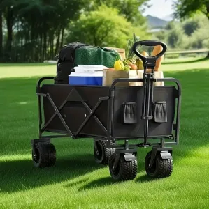 Skladacíprepravnývozík-premium150Ltyrkysová