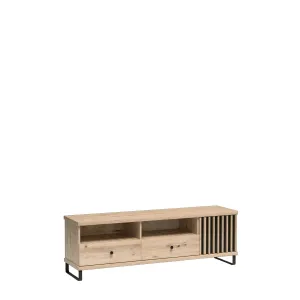 Vivaldi TV stolík Moderno C6 160 cm dub Artisan/čierny