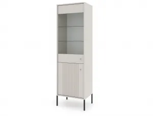 Vivaldi Vitrína Iseo 54 cm kašmír/čierna