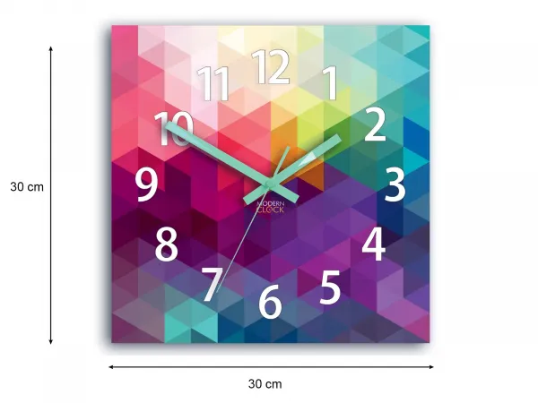 ModernClock Nástenné hodiny Expressio 30 cm viacfarebné