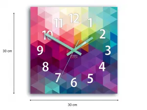ModernClock Nástenné hodiny Expressio 30 cm viacfarebné