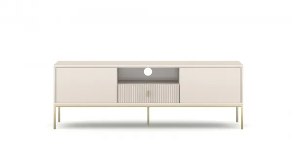 Vivaldi TV stolík Maggiore 154,5 cm kašmírový/zlatý