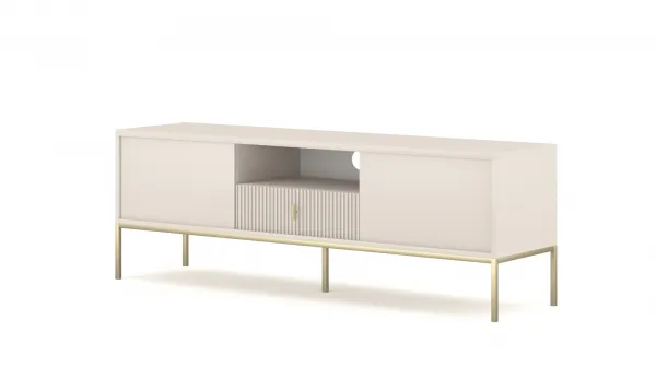 Vivaldi TV stolík Maggiore 154,5 cm kašmírový/zlatý