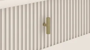 Vivaldi TV stolík Maggiore 154,5 cm kašmírový/zlatý