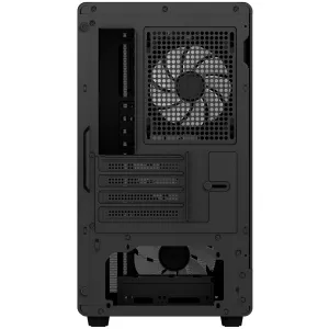 EVOLVEO Panthera, mATX skriňa, 6x ARGB 120 mm ventilátor, drevený predný panel + sklenený bočný panel