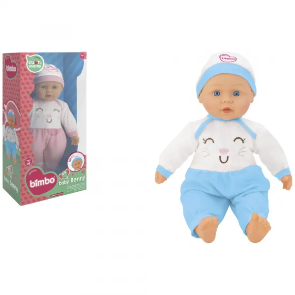 Bábika interaktívna s mäkkým telíčkom Benny 40cm-MOVEO