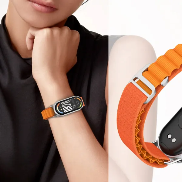 Tech-Protect Nylon Pro remienok na Xiaomi Smart Band 8 / 9 / 10, starlight