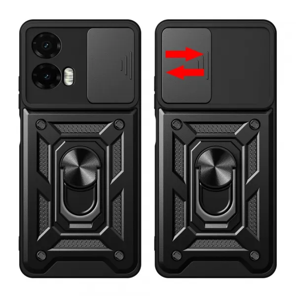 Tech-Protect Camshield Pro kryt na Motorola Moto G35 5G, čierny