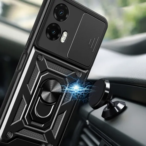 Tech-Protect Camshield Pro kryt na Motorola Moto G35 5G, čierny