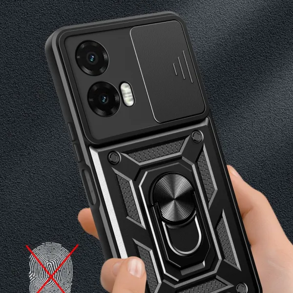 Tech-Protect Camshield Pro kryt na Motorola Moto G35 5G, čierny
