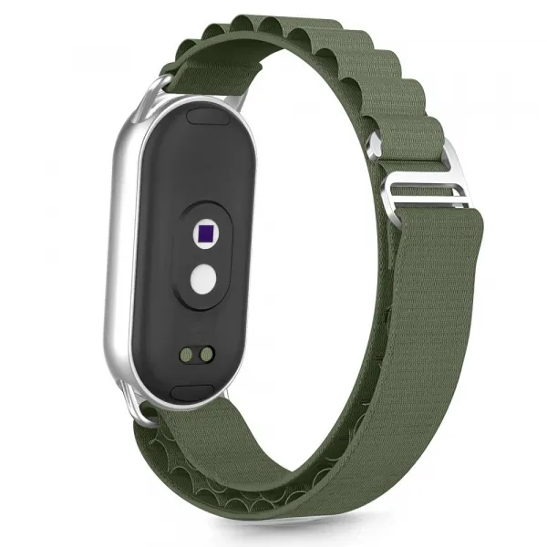 Tech-Protect Nylon Pro remienok na Xiaomi Smart Band 8 / 9 / 10, army green