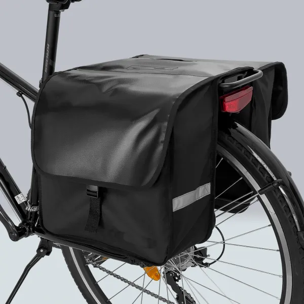 MG Bicycle Pannier cyklistická taška na bicykel 28L, čierna (WBB34BK)