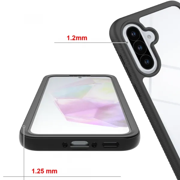 Tech-Protect Defense kryt na Samsung Galaxy A36 / A56 5G, čierny