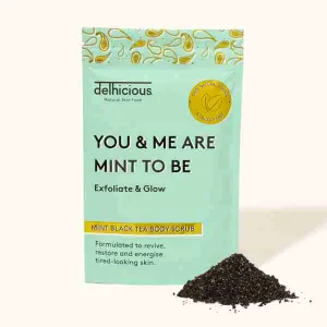 Delhicious, Mint Black Tea Body Scrub
