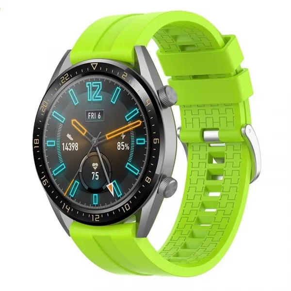 BStrap Silicone Cube remienok na Huawei Watch GT 42mm, fruit green (SHU004C06)