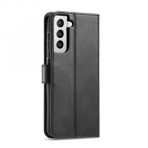MG Magnet knižkové kožené puzdro na Samsung Galaxy S22 Plus, čierne