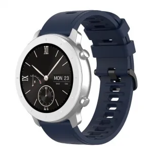 BStrap Silicone remienok na Xiaomi Amazfit GTR 42mm, dark blue (SXI010C03)