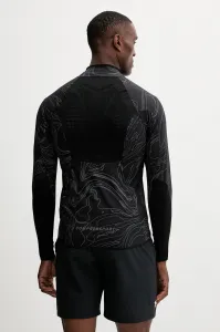 Compressport HURRICANE WINDPROOF JACKET M AURORA Pánska bežecká vetrovka, čierna, veľkosť