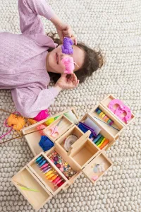 Activity Box – pletenie a šitie