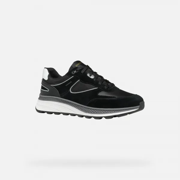 Black men's sneakers Geox Spherica Actif X1 - Men's