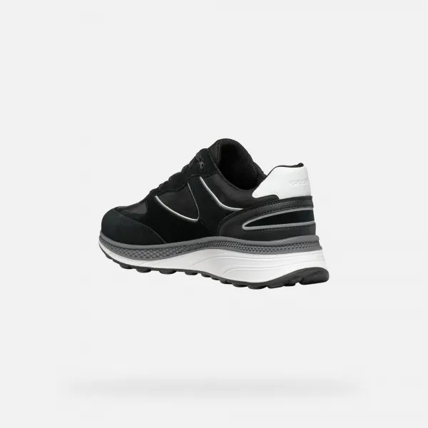 Black men's sneakers Geox Spherica Actif X1 - Men's