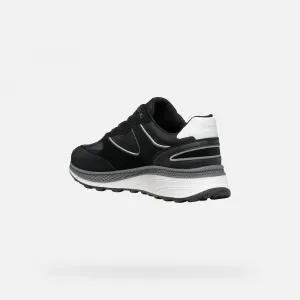Black men's sneakers Geox Spherica Actif X1 - Men's