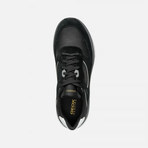 Black men's sneakers Geox Spherica Actif X1 - Men's