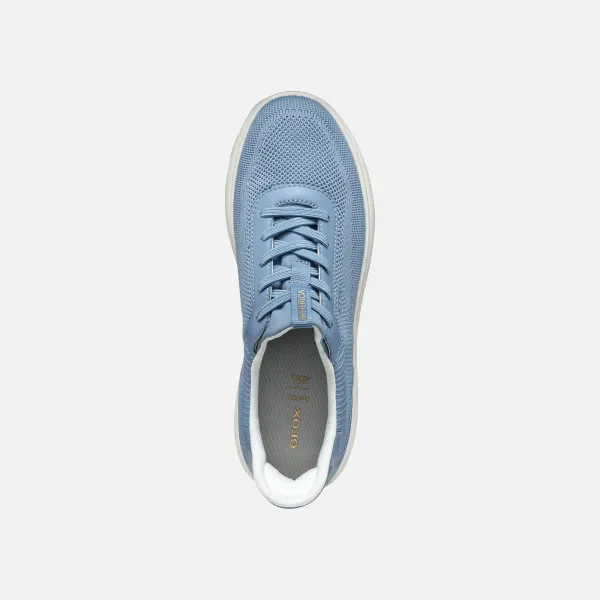 Light blue women's sneakers Geox Spherica Plus - Women's