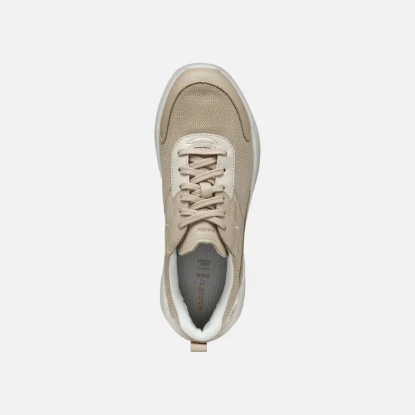 Beige women's sneakers Geox Xtors - Women's