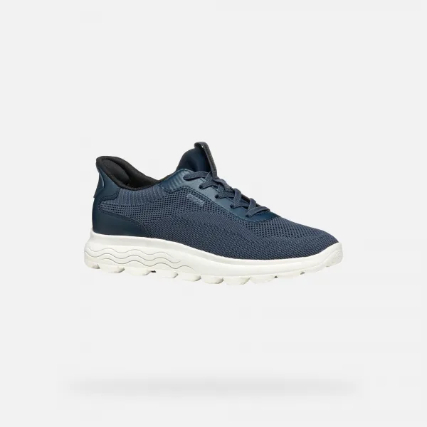 Dark blue women's sneakers Geox Spherica Plus - Women's