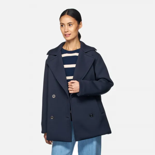 Dark blue women's coat Geox Gardenia - Women's