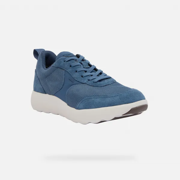 Light blue men's sneakers Geox Xtors - Men