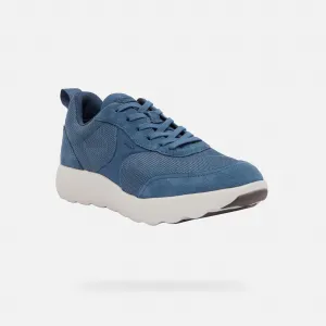 Light blue men's sneakers Geox Xtors - Men