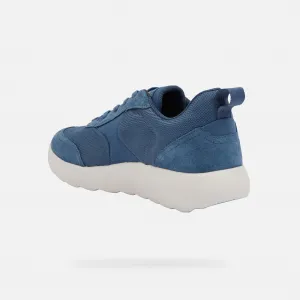 Light blue men's sneakers Geox Xtors - Men
