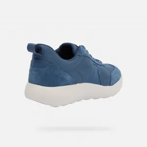 Light blue men's sneakers Geox Xtors - Men