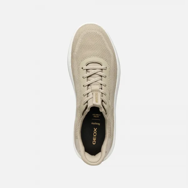 Beige men's sneakers Geox Spherica Plus - Men's