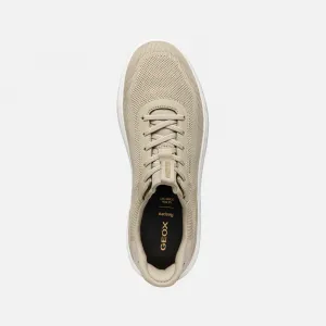 Beige men's sneakers Geox Spherica Plus - Men's