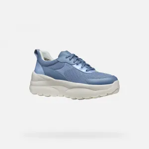 Light blue women's sneakers Geox Xtors - Women's