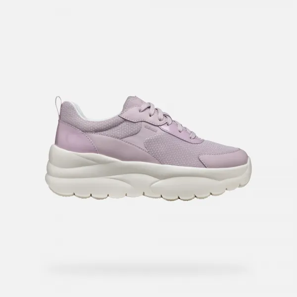 Purple women's sneakers Geox Xtors - Women's