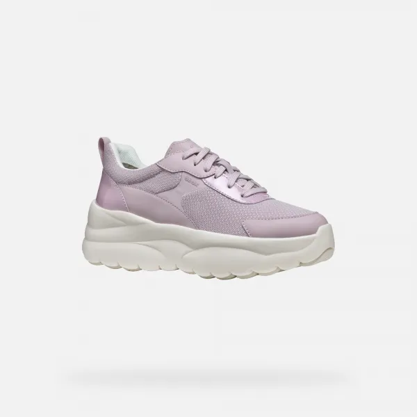 Purple women's sneakers Geox Xtors - Women's