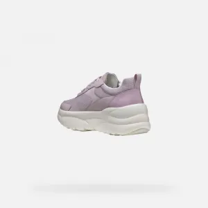 Purple women's sneakers Geox Xtors - Women's