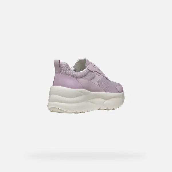 Purple women's sneakers Geox Xtors - Women's