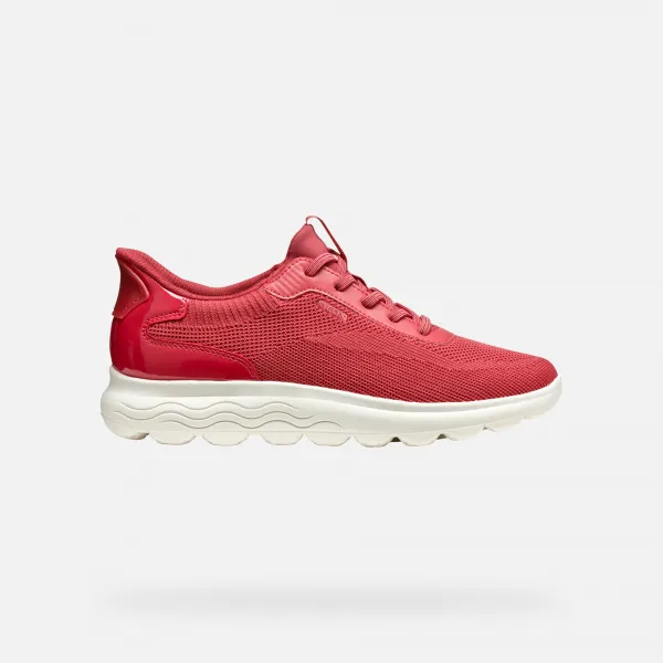 Pink women's sneakers Geox Spherica Plus - Women's