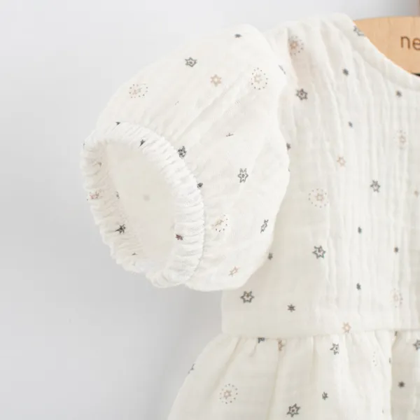 Dojčenské mušelínové šaty New Baby Zora 56 (0-3m)