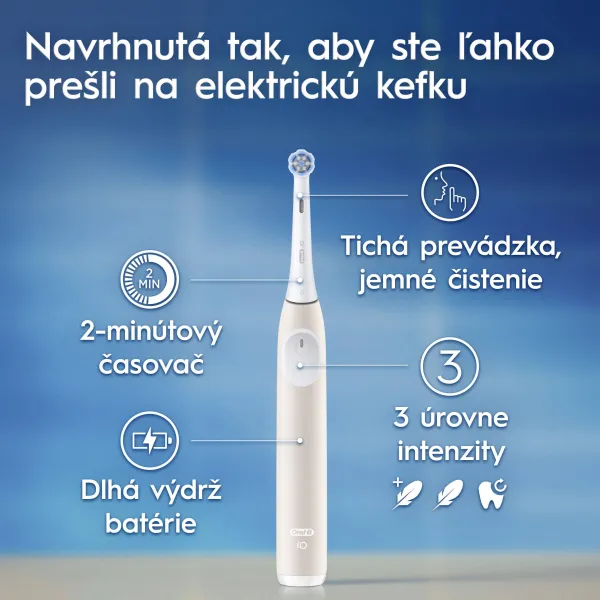 Oral-B iO2 elektrická zubná kefka s puzdrom Calm Pink 1 ks