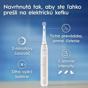 Oral-B iO2 elektrická zubná kefka s puzdrom Calm Pink 1 ks